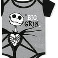 thumbnail image 3 of Nightmare Before Christmas Jack Skellington Boys Single Character Onesie, Infant, 3 of 3