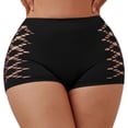 thumbnail image 3 of Bxsruta Womens Panties Seamless Shorts Cutout Stretch Breathable Workout Yoga Lounge Activewear, 3 of 6