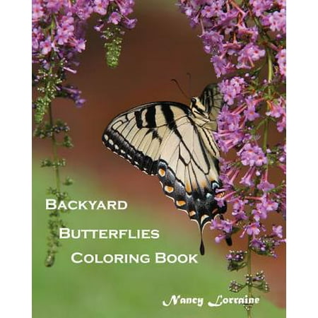 Backyard Butterflies Coloring Book Walmart Com