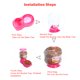 thumbnail image 5 of Dispensador automático de alimentos y agua para mascotas, 3,8 l, gran capacidad, autodispensado por gravedad, 5 of 8