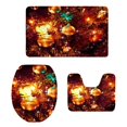 thumbnail image 4 of Funda de baño de Navidad 3 X De Alfombra De Alfombra De Bañera De De Tocador Alfombra De Franela - re re Fanmusic Funda de baño de Navidad, 4 of 6