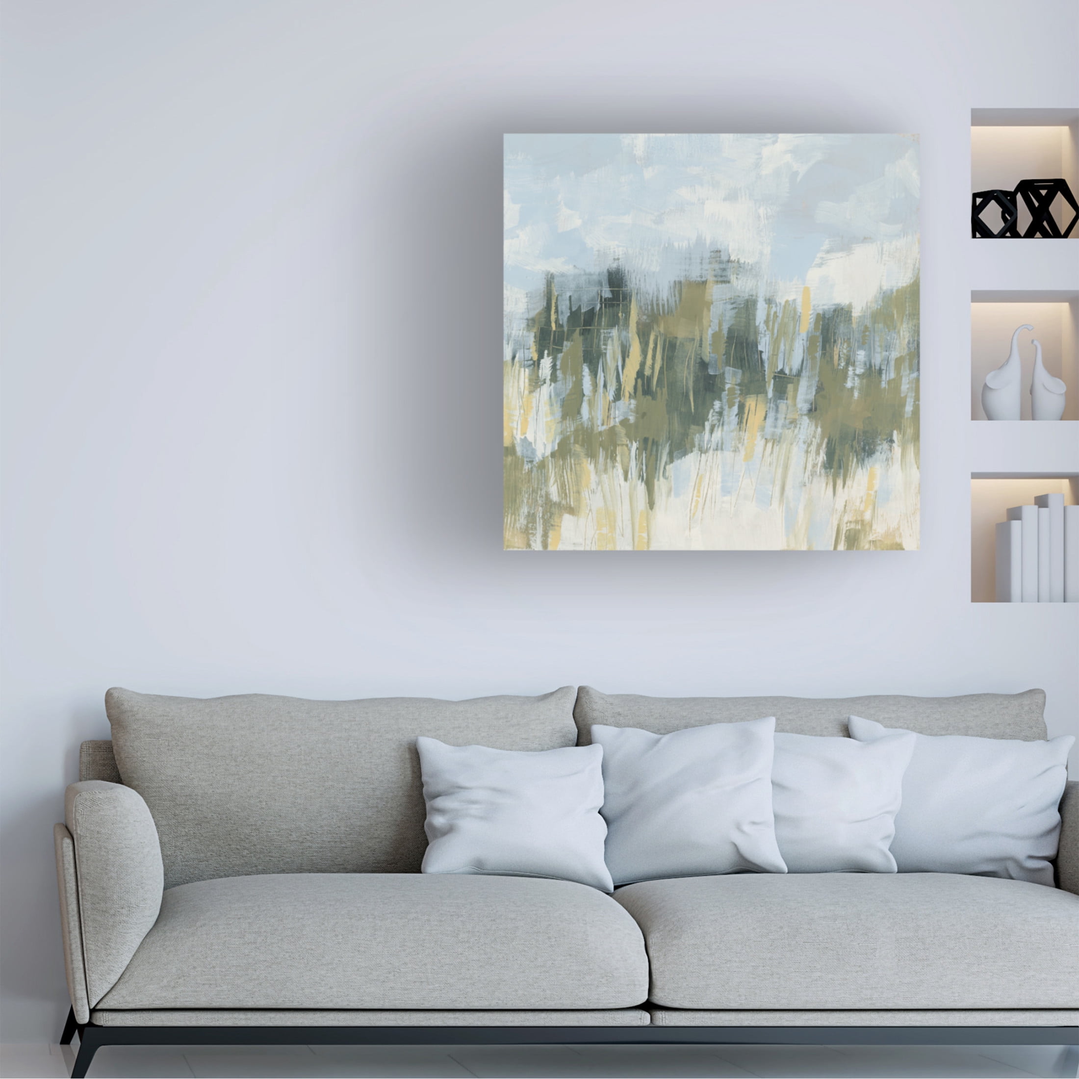 Trademark Fine Art June Erica Vess  Grassy Dunes I Canvas Wall Art