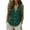 Green, variant on cocolona Womens Summer Linen Tank Tops Sleeveless V Neck Button Shirts Dressy Casual Solid Color Trendy Blouses