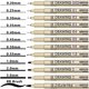 thumbnail image 2 of Painting Art Pens: 12 Black Fine Line Waterproof Ink Set Markers Drawing Sketch Anime Watercolor, 2 of 5