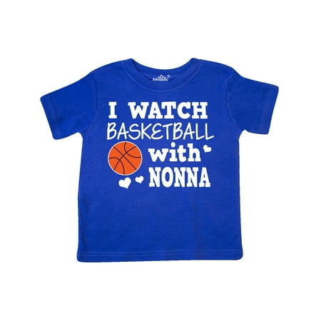 

Inktastic I Watch Basketball with Nonna Gift Toddler Boy Girl T-Shirt