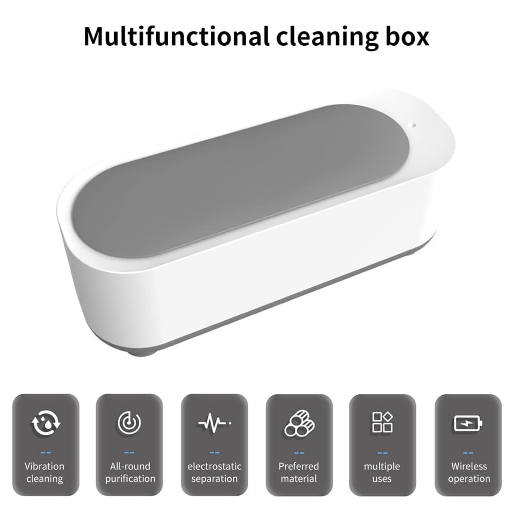 Ultrasonic Jewelry Cleaner Glasses Cleaning Cleaner Bath Low Noise
