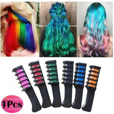 Nk Beauty 1pcs Hair Chalk Comb Set Washable Color For Kids Hair