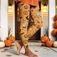 thumbnail image 5 of Kezqiaxn Workout Pants Women Halloween Printed High Waisted Tummy Control Yoga Pants Plus Size Leggings Women's Clothing White H S, 5 of 7