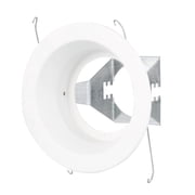COOPER LIGHTING Halo Recessed Trim & Open Splay, White, 5-In. 5000P