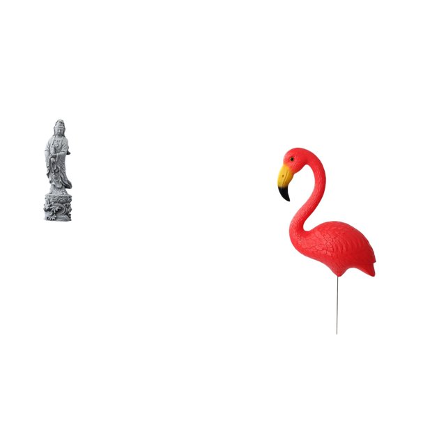 Estatua de Guan Yin,Estatua de Guan Yin para decoración del hogar.,Estatua de estaca de jardín,Adorno de flamenco para jardín,patio,porche,Estatua de
