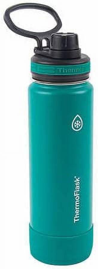 Thermoflask 24oz Stainless Steel Insulated Water Bottles, 2-pack (Black and  Green)