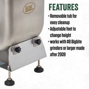 LEM Products BigBite 25 lb Stainless Steel Meat Mixer, Fixed Position