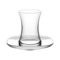 thumbnail image 6 of LAV Clear Glass Turkish Tea Saucers, Non-Leaded European Made Square Plates, 5.5 in, 6 of 6