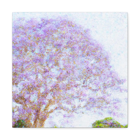 Jacaranda Pointillism Dream - Canvas