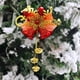 thumbnail image 5 of Uuiauoio Christmas Bell Ornaments with English Characters and Yuanbao Design, Hanging Decor for Tree and Home, Festive Holiday Decoration Set , Gift Accents Hangings, 5 of 6