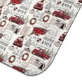 thumbnail image 5 of White Christmas Truck and Tree Pattern Dish Drying Mat for Kitchen 1 Pack, Ultra Absorbent Microfiber Dishes Drainer Mats,16x18in(41x46cm), 5 of 6