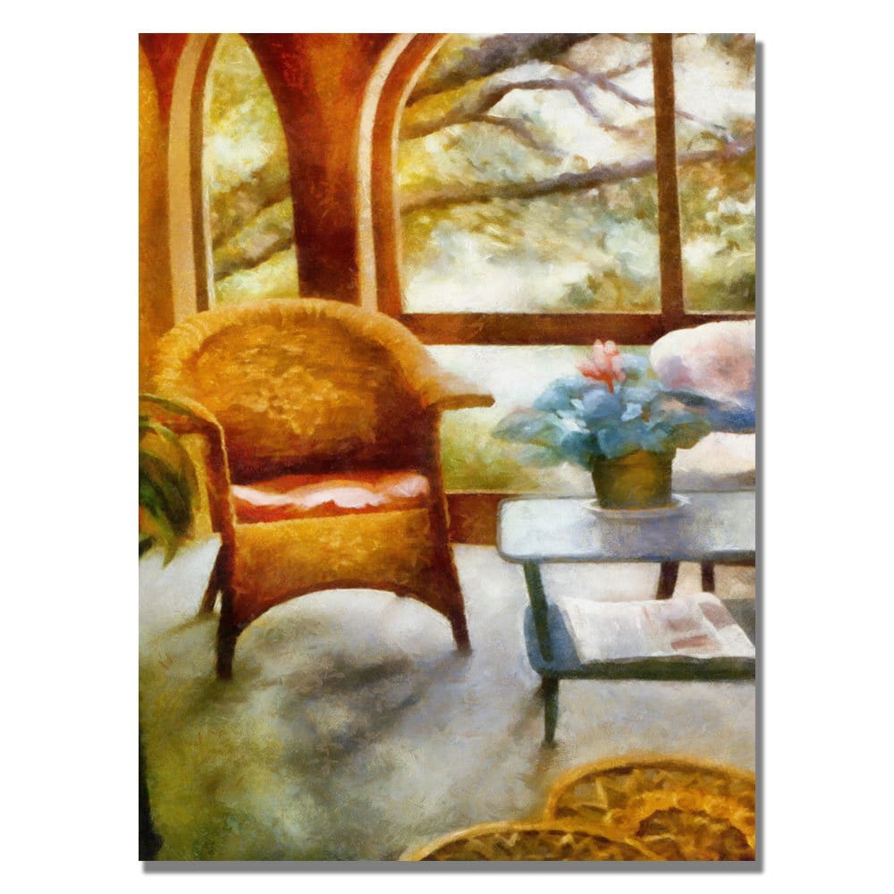 Trademark Fine Art "Cyclamen" Canvas Art by Michelle Calkins