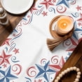 thumbnail image 3 of American Star Table Runner 70 Inches, Blue Red Patriotic Solid Color Classic Bed Runner Dresser Scarves Tabletop for Indoor Outdoor Parties/Ceremony/Banquet, 13" x 70", 3 of 9