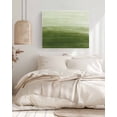 thumbnail image 3 of Sage Green Ombre Wall Art for Living Room,Canvas Picture Wall Decor for Bathroom Bedroom,Modern Abstract Art Ocean Oil Painting Painting Artwork for Office Kitchen Hallway Dining Room Decor 12"x16", 3 of 8