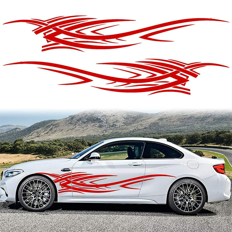 Racing Stripes Car Stickers - Vinyl Decals for Car – Decords
