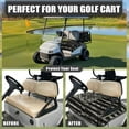 thumbnail image 3 of Binienty American Flag Golf Cart Seat Blanket Ezgo Club Car Golf Cart Towel Seat Cover With Pockets 2 Passenger Anti-Slip Easy to Install Golfcart Front Seats Protector 52x32 Inch, 3 of 6
