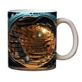 thumbnail image 2 of CasaChic 3D Space Bookshelf Ceramic Mug, Unique Design for Hot Cold Drinks, Home Decor & Study Coffee Cup, Ideal Gift for Book Lovers on Christmas Birthday, 2 of 6