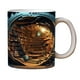 thumbnail image 2 of Tazas de cerámica con diseño de estantería 3D Creatives Space para estudiar con café. Regalo para amantes de los libros., 2 of 6