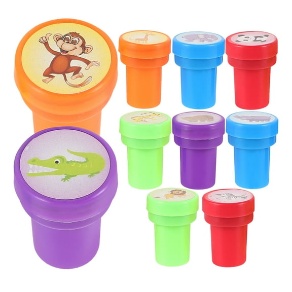 STRANDCHIC Children Stamps Assorted Color Round Stamps 10pcs
