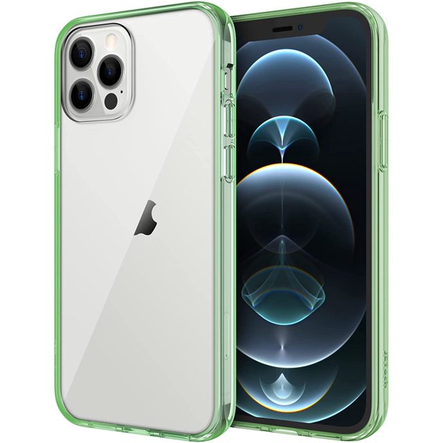 AmPm Case for iPhone 12/12 Pro 6.1-Inch, Non-Yellowing Shockproof Phone Bumper Cover, Anti-Scratch Clear Back (Clear)