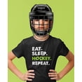 thumbnail image 3 of Tstars Boys' Hockey T-Shirt - Presents for Hockey Lovers Players - Youth Ice Hockey Gift - XS, Black, 3 of 5