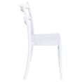 thumbnail image 4 of Compamia Tiffany Chaise de Salle à Manger de Patio Blanche, 4 of 11