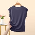 thumbnail image 4 of Antinious Women Round Neck Sleeveless Ruffle Style Versatile Comfortable Tank Tops, 4 of 5