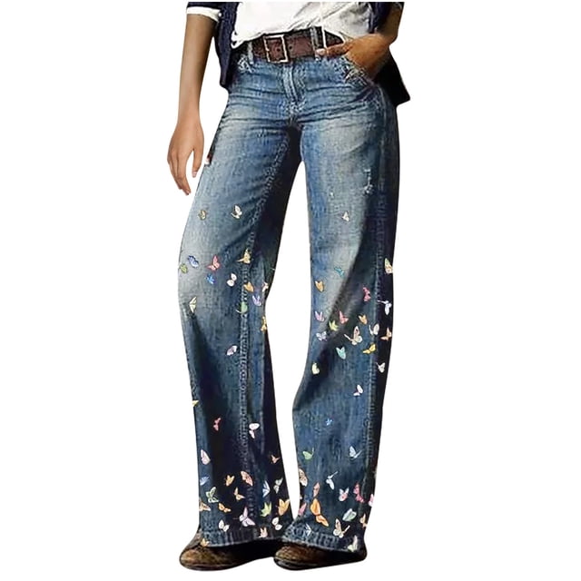 Pantalones elásticos con cintura elástica para mujer Pompotops ulkah939726