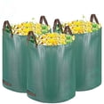 thumbnail image 1 of CHAO Paquete de 3 bolsas para residuos de jardín de 272 litros, plegables, reutilizables, estables, resistentes a los rayos UV, bolsas para residuos de hojas y jardín, 1 of 5