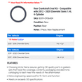 thumbnail image 2 of Rear Crankshaft Seal Kit - Compatible with 2012 - 2020 Chevy Sonic 1.4L 4-Cylinder 2013 2014 2015 2016 2017 2018 2019, 2 of 2