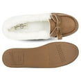 thumbnail image 6 of Jessica Simpson Womens Micro Suede Moccasin Indoor Outdoor Slipper Shoe, 6 of 9