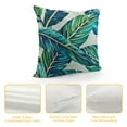 thumbnail image 4 of COMIO Vintage Leaves Print Queen Pillowcases Luxury Floral Pillow Shams Standard Queen Smooth Soft Long Staple Pillow Covers for Teens Girls Adults, Buttons Closure, 4 of 5