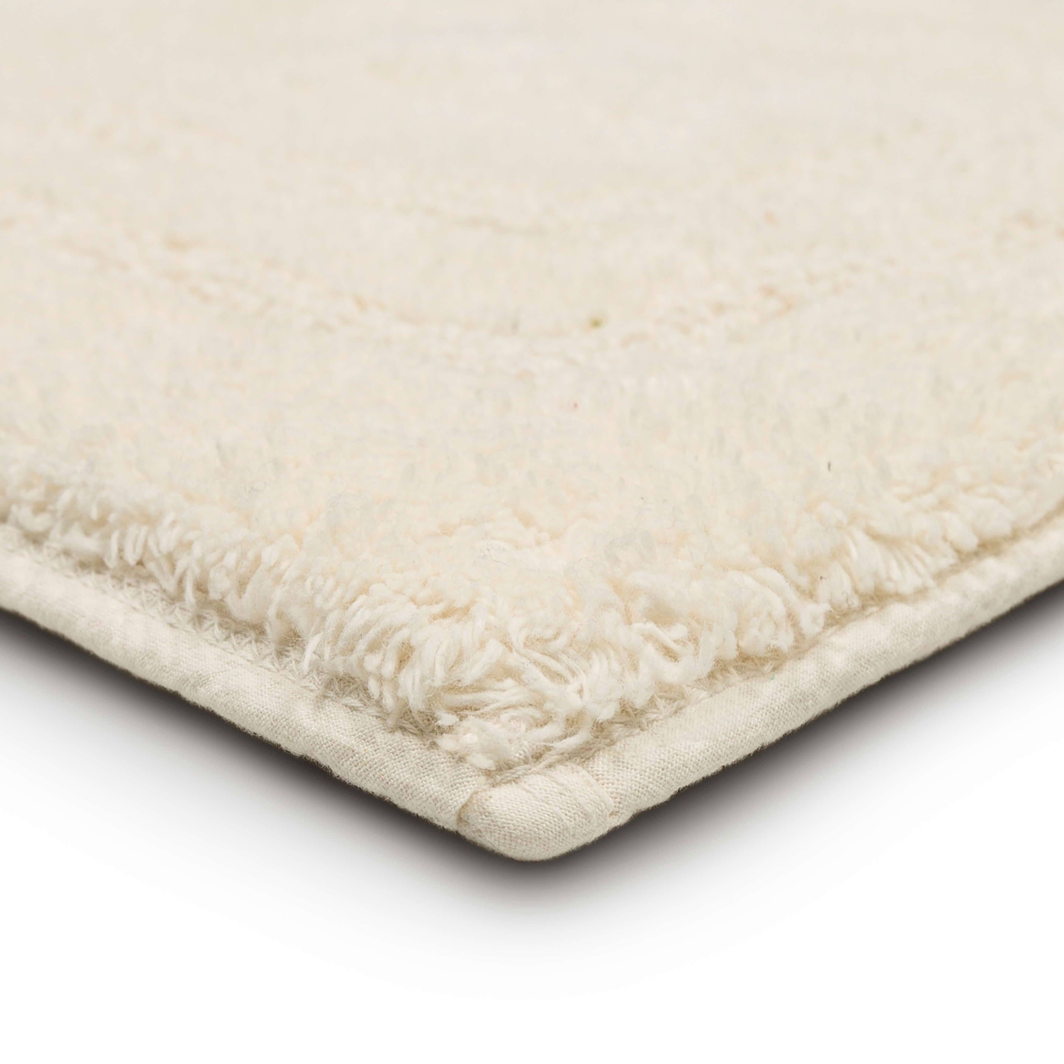 Mohawk Cotton Bath Mat Soft Absorbent Quick Dry Machine Washable Bathroom Mat, Natural, 27" x 45"