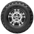 thumbnail image 2 of Golf Cart Wheels and Tires - 10" SS & (20x10-10 or 22x11-10) Vampire - Set of 4, 2 of 3