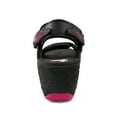 thumbnail image 3 of GP Wedge Platform Snap Lock Sandals for Women: 0758 Fuchsia, EU38 (US Size 7 - 7.5), 3 of 7