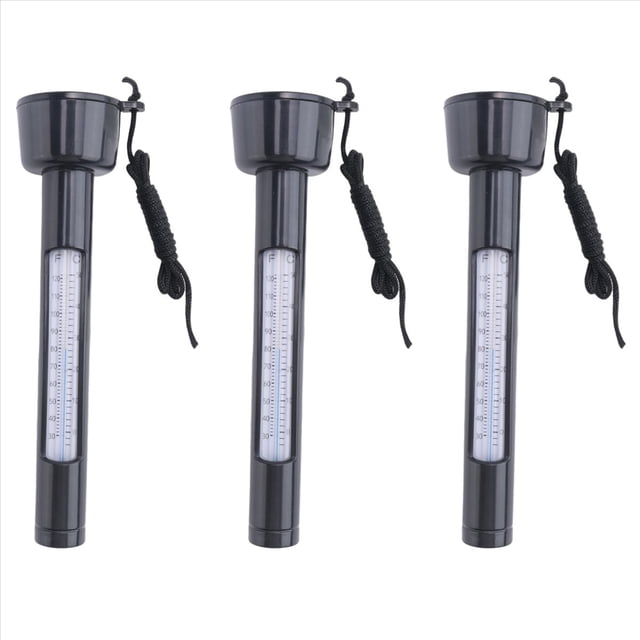 3X Pool Thermometer Outdoor Swimming Pool Water Thermometer Floating Pool Thermometer for Swimming Pool