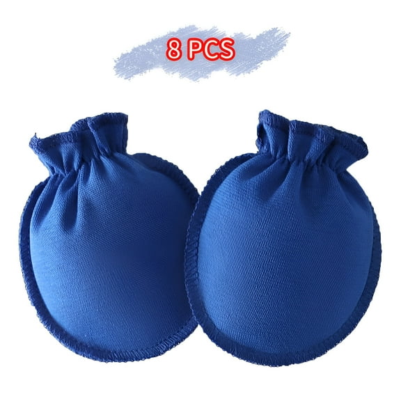 TELOLY 8Pcs Baby Mittens,Simple to Clean Baby Mittens Newborn,Stylish Design Newborn Mittens,Style1