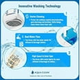 thumbnail image 5 of Washing Machine,18 lbs Capacity,Washer and Dryer Combo Machine for Homes & Apartments,Twin Tub Laundry Washer with Spin Cycle, 5 of 10