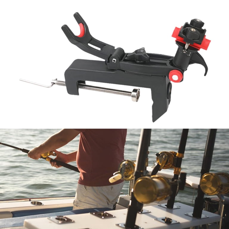 install fishing rod holder on boat Mojiate Plastic Rod Holder with UV 90 Degree Flush Mount 2PCS for Yacht, Boats, Ships and More (Black) : Sports & Outdoors Catch More Fish with the