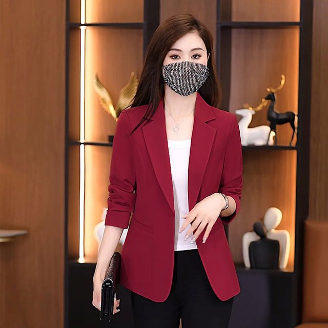 Early Autumn Professional Commuter Suit Jacket Women‘s 2024 New Style Small Style One Button Suit High-end Top