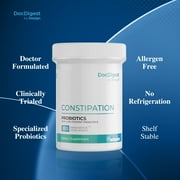 Constipation Relief Probiotics - Constipation Treatment, Men and Women, Once Daily, Doc Digest by Design..