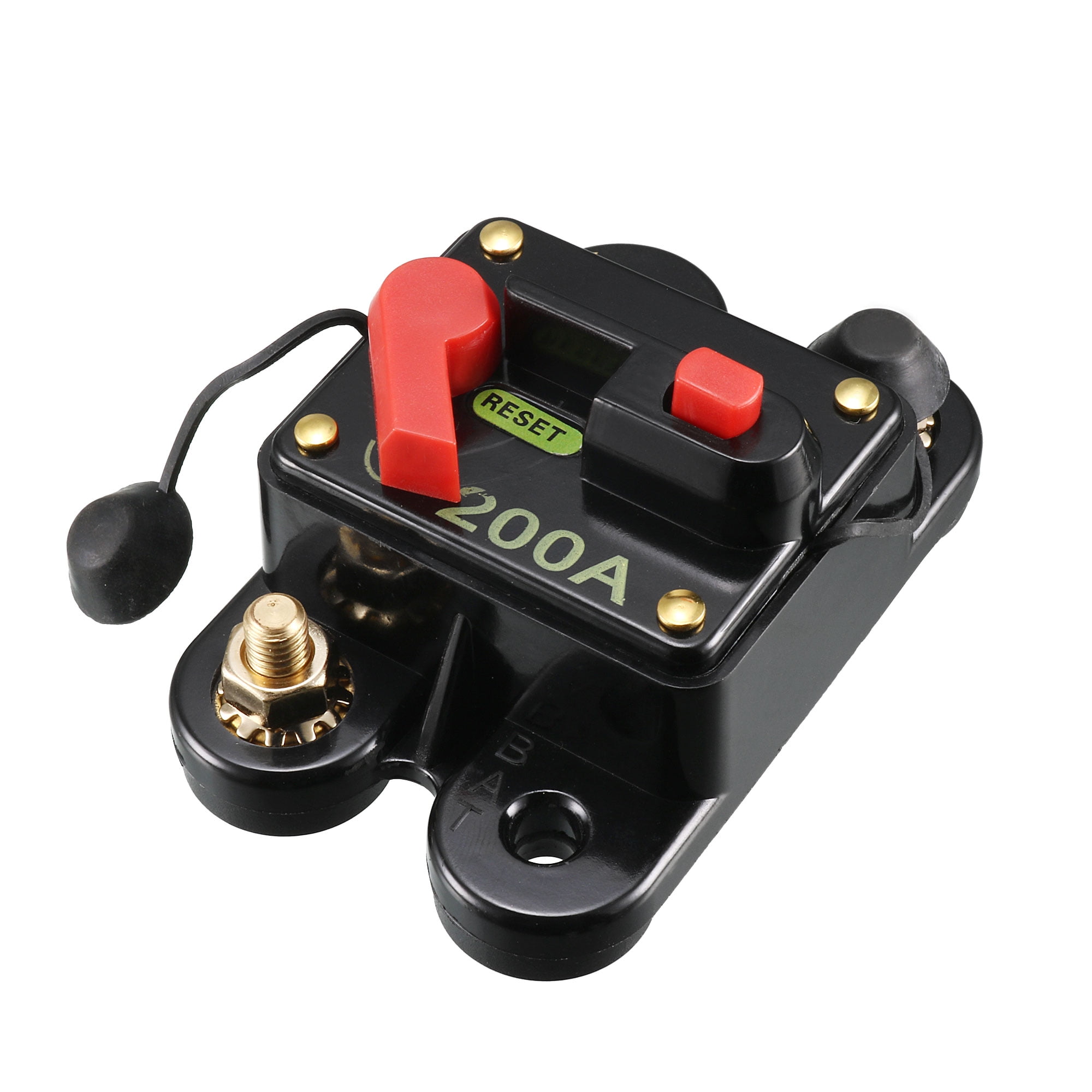 Durable Waterproof 200A Manual Reset Circuit Breaker Switch 12V for Car Boat 