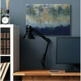 thumbnail image 2 of Stupell Home Décor Abstract Gold Blue Textured Surface Painting Canvas Wall Art by Third and Wall, 2 of 6