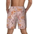thumbnail image 2 of Lsque Mens Swim Trunks Beautiful Fox Pattern - Bathing Suit Compression Liner - Beach Swim Shorts Swimwear - (S-3XL) - Stretch Quick Dry -3X-Large, 2 of 9