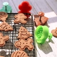 thumbnail image 2 of Molde de pastel con forma de tema navideño, plástico de calidad alimentaria, regalo de muñeco de nieve, árbol de galletas, 2 of 5